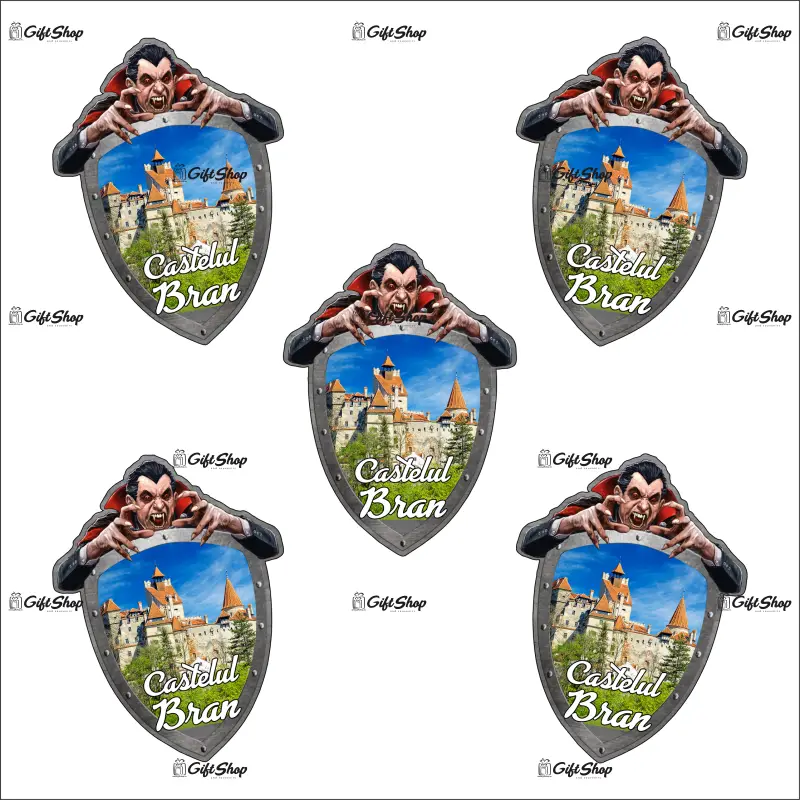 Castelul bran, dracula, romania, magnet frigider mgs136